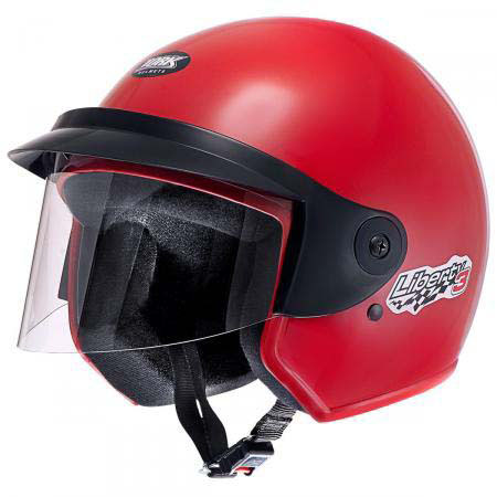 CAPACETE NEW LIBERTY FOUR KIDS TAM 54 PRETO FOSCO