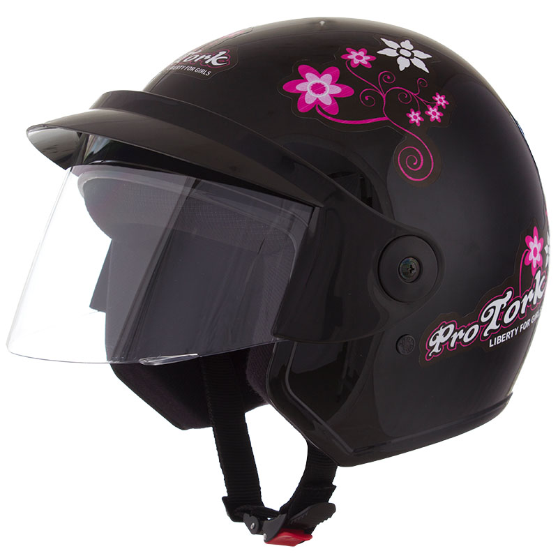 CAPACETE LIBERTY THREE FOR GIRLS TAM 56 PRETO