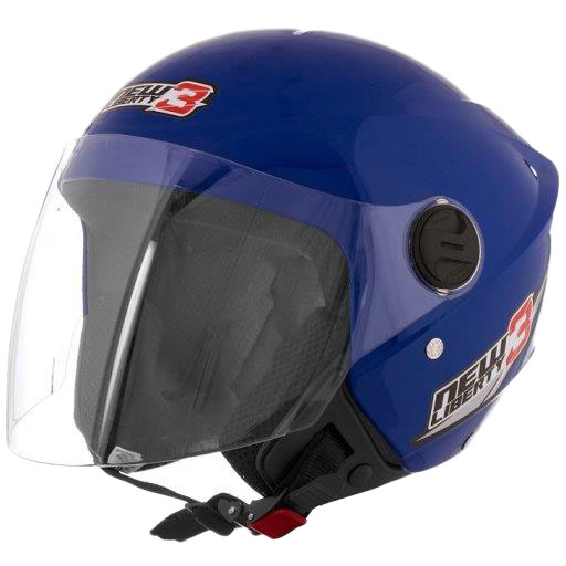 CAPACETE NEW LIBERTY THREE TAM 58 AZUL