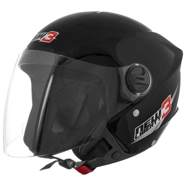 CAPACETE NEW LIBERTY THREE TAM 56 PRETO