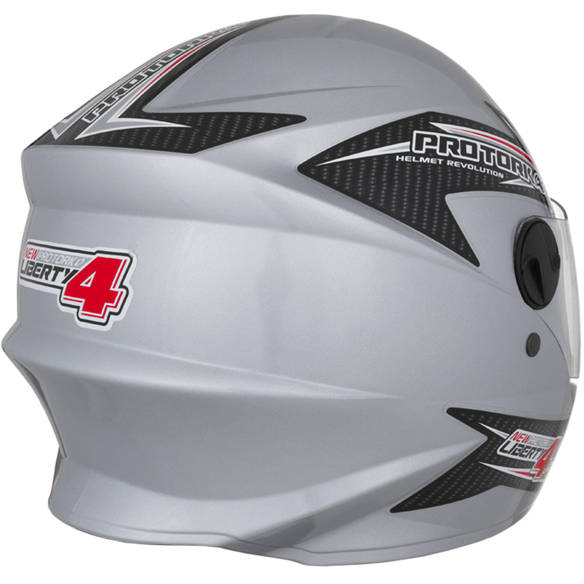 CAPACETE NEW LIBERTY FOUR TAM 56 PRATA