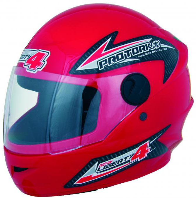 CAPACETE NEW LIBERTY FOUR TAM 58 VERMELHO