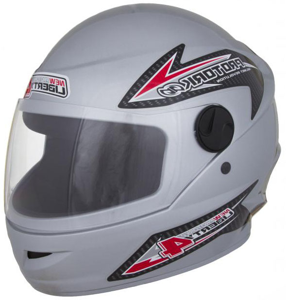 CAPACETE NEW LIBERTY FOUR TAM 58 PRATA