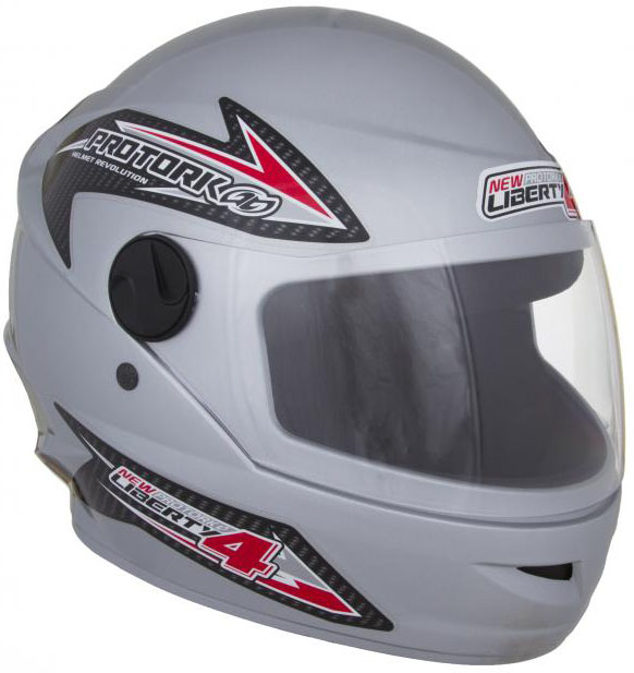 CAPACETE NEW LIBERTY FOUR TAM 60 PRATA