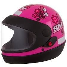 CAPACETE SPORT SM FOR GIRLS TAM 58 ROSA