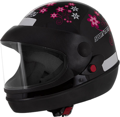 CAPACETE SPORT SM FOR GIRLS TAM 60 PRETO