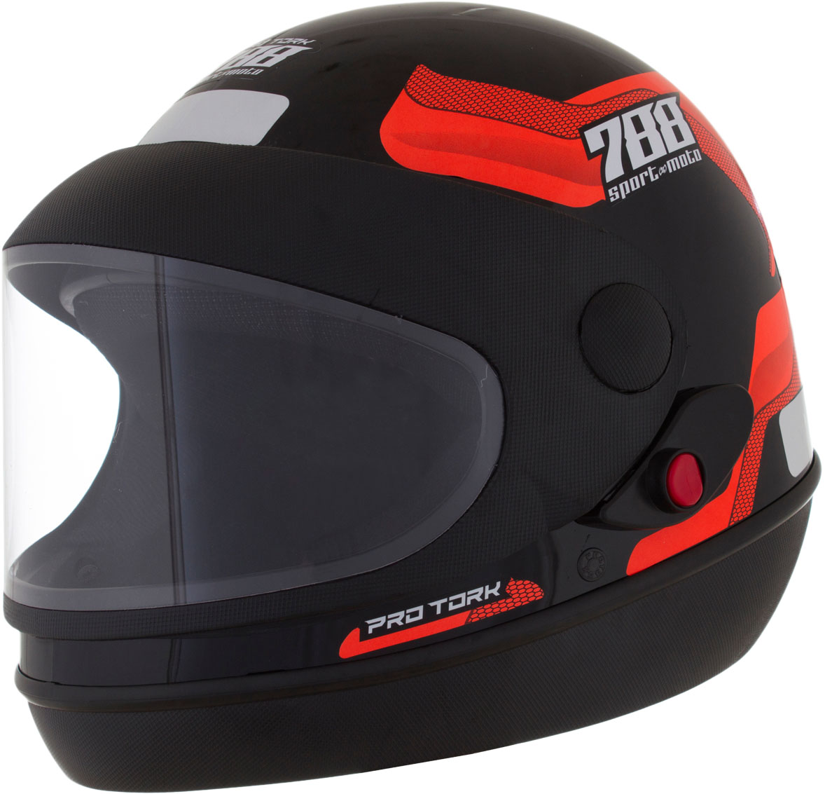 CAPACETE SPORT SM 788 TAM 56 VEMELHO