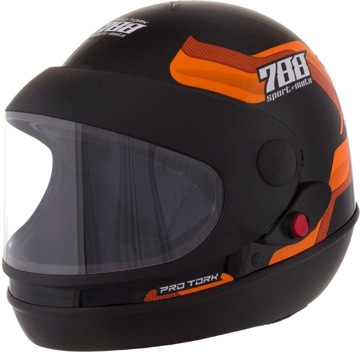 CAPACETE SPORT SM 788 TAM 60 LARANJA