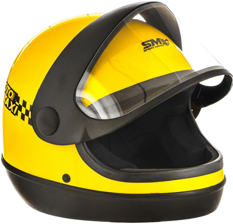 CAPACETE SPORT SM SUPER TAM 56 BRANCO/AMARELO