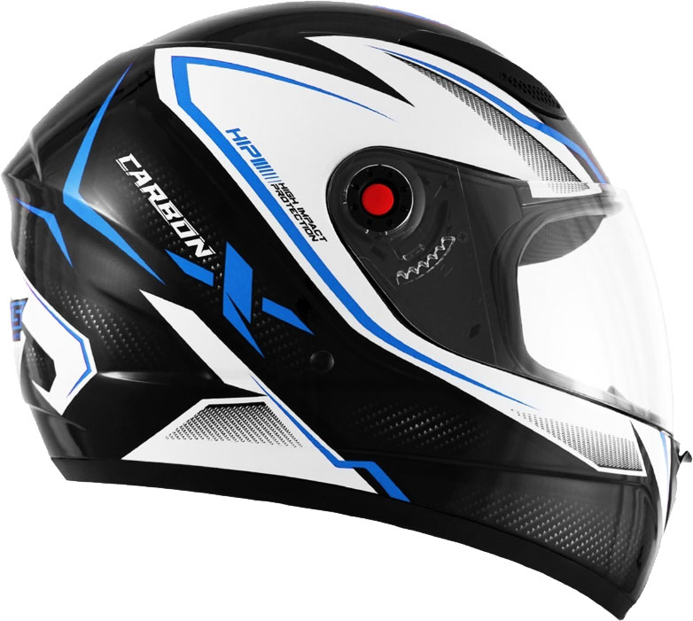 CAPACETE MIXS FOKKER CARBON X FUNDO PRETO BRILH TAM 62 AZUL