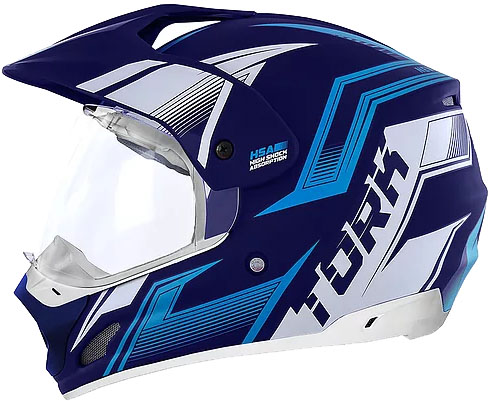 CAPACETE TH-1 VISION NEW ADVENTURE TAM 56 AZUL