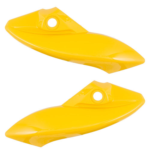 CARENAGEM LATERAL FAROL CB 300R 12 AMARELO PAR