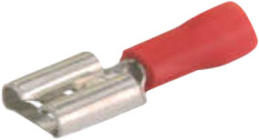 TERMINAL FEMEA LATAO FIO 0,5-1,5MM SERIE 6,3MM PRE-ISOL VM