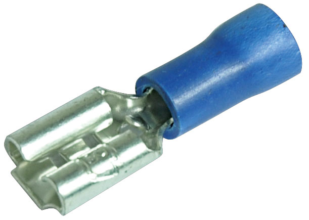 TERMINAL FEMEA LATAO FIO 1,5-2,5MM SERIE 6,3MM PRE-ISOL AZ