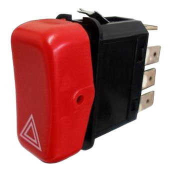 INTERRUPTOR LUZ EMERGENCIA 24V 8 TERM MARCOPOLO MB VOLARE