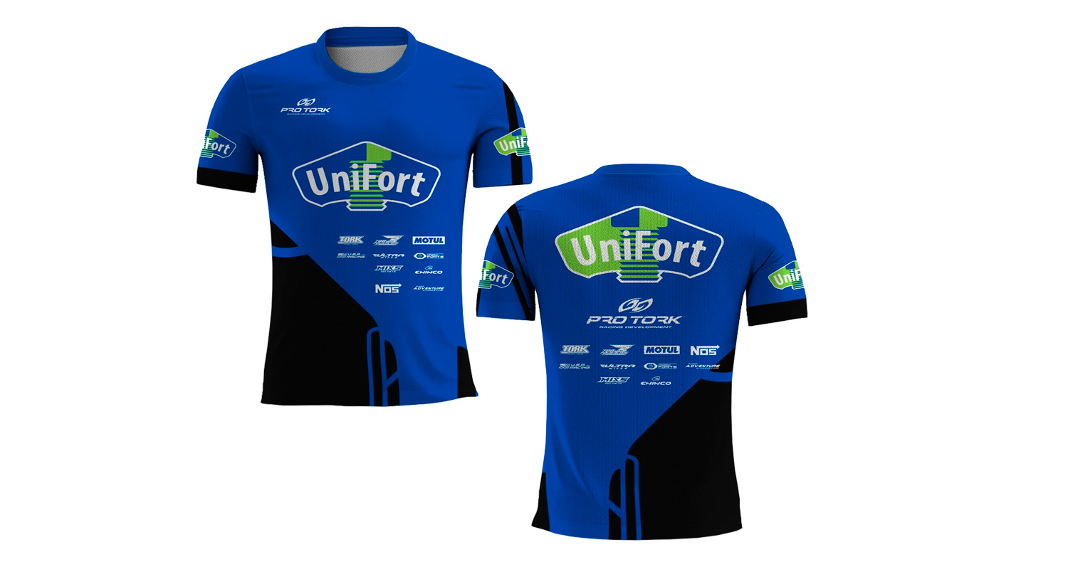 CAMISA PERSONALIZADA UNIFORT TAM 8 PROTORK