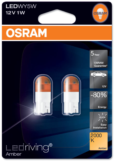 LAMPADA BASE VIDRO LED 12V 0,5W 2821 6000K OSRAM