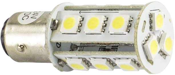 LAMPADA 2 POLO LED SMD 24V 2,3W 1034 15 LEDS BR PAR IMPORTAD