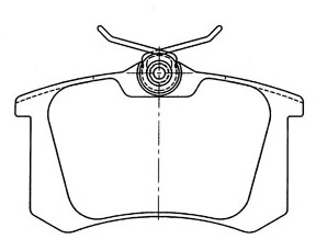 PASTILHA FREIO T POLO/VIRTUS CONFORTLINE/HIGHLINE 200 TSI