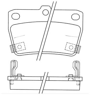 PASTILHA FREIO T SIST.SUMITOMO RAV4 2.0 16V 01 05,TIGGO