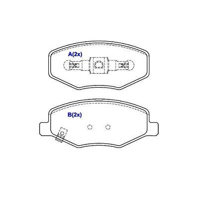 PASTILHA FREIO D CHERY FACE 1.3 16V 10 ,S-18 1.3 16V 12