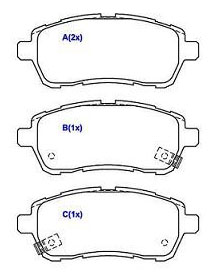 PASTILHA FREIO D SIST.LUCAS/GIRLING NEW FIESTA 1.6 16V 10