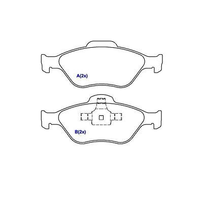 PASTILHA FREIO D SIST.TEVES ECOSPORT 1.6/2.0/1.4D 03/09