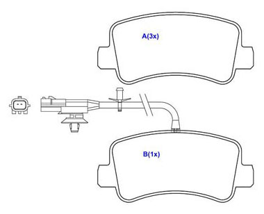 PASTILHA FREIO T SIST.BREMBO MASTER NOVO 2.3 13