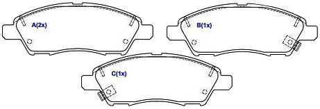 PASTILHA FREIO D MARCH/VERSA S/SV 1.6 16V 12