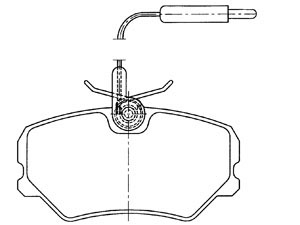 PASTILHA FREIO D SIST.BENDIX PG 306 2.0 93 ,CT ZX 2.0I 16V