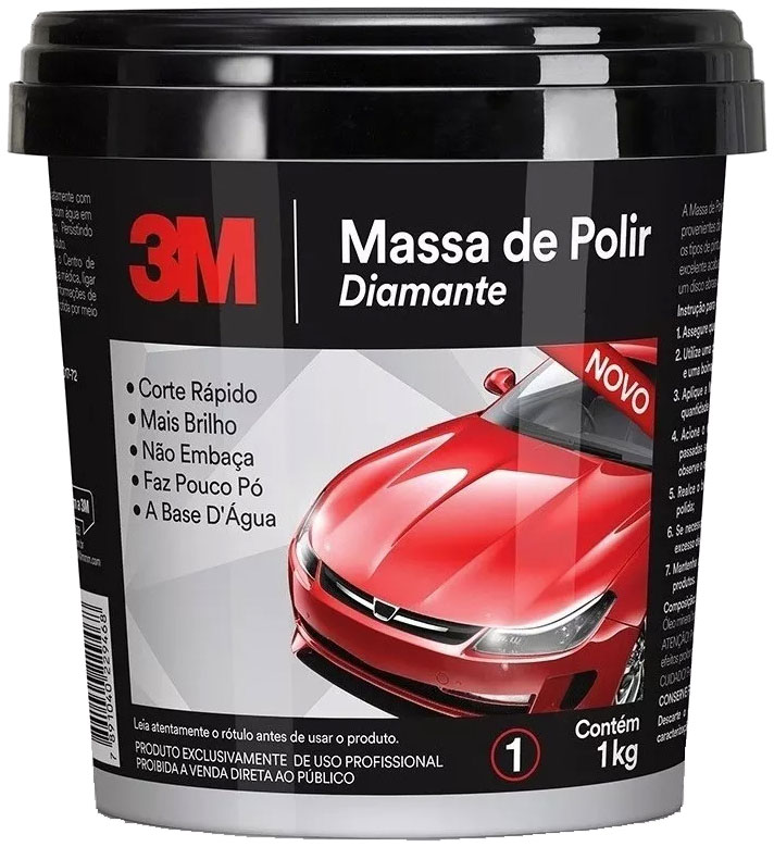 MASSA POLIR DIAMANTE 1KG 3M