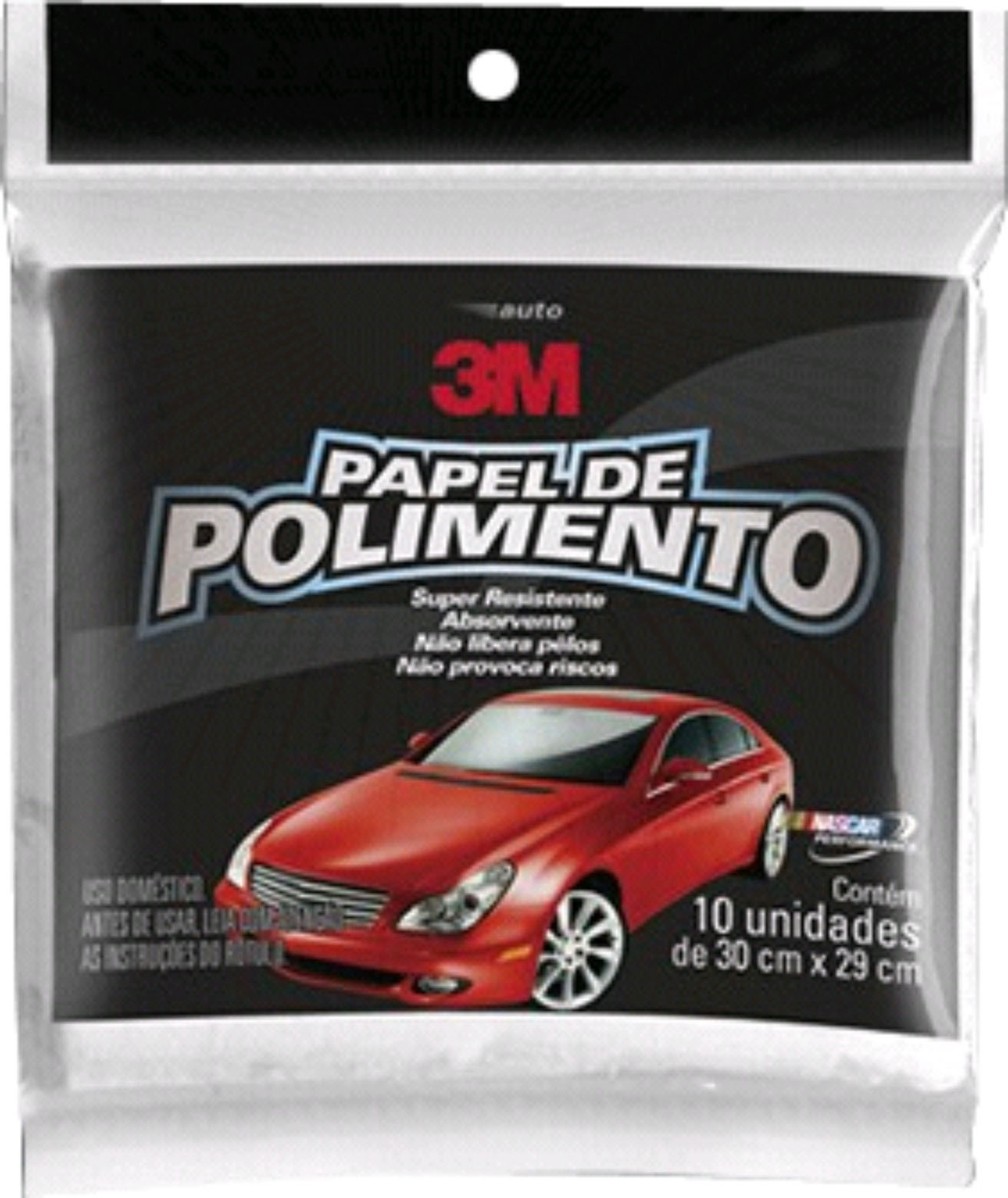 PAPEL POLIMENTO 30X29MM 10 FOLHAS 3M