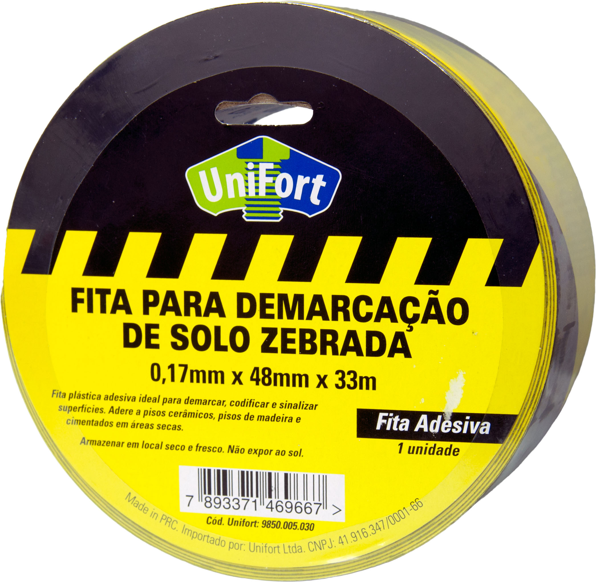 FITA ZEBRADA DERMACACAO SOLO 48MMX33M