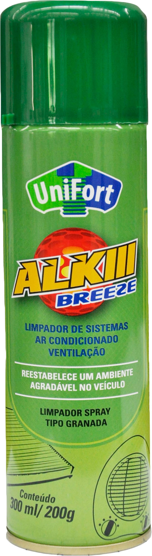 LIMPA AR CONDICIONADO ERVAS 300ML/200G ALKIII BREEZE