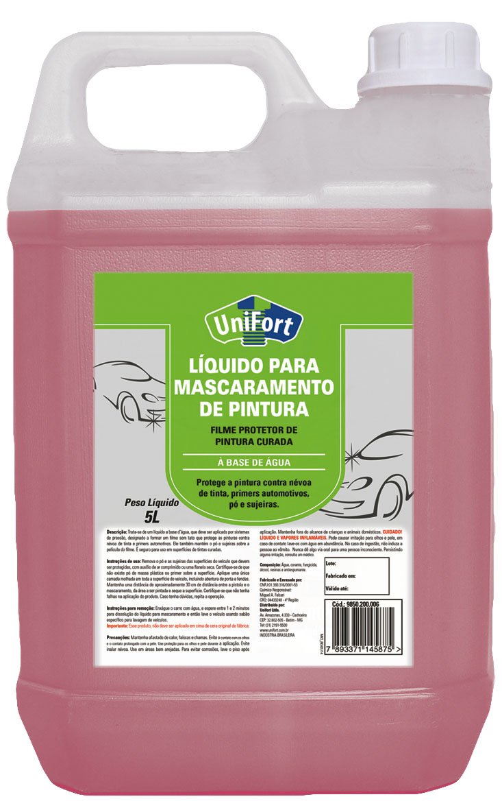 LIQUIDO MASCARAMENTO PINTURA 5L UNIFORT