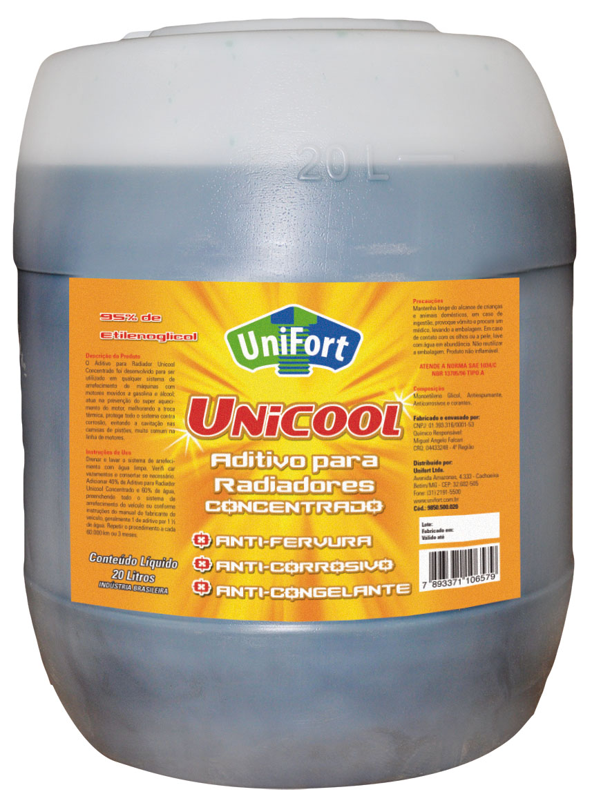 ADITIVO RADIADOR CONCENTRADO 20L VERDE ORGANICO UNIFORT