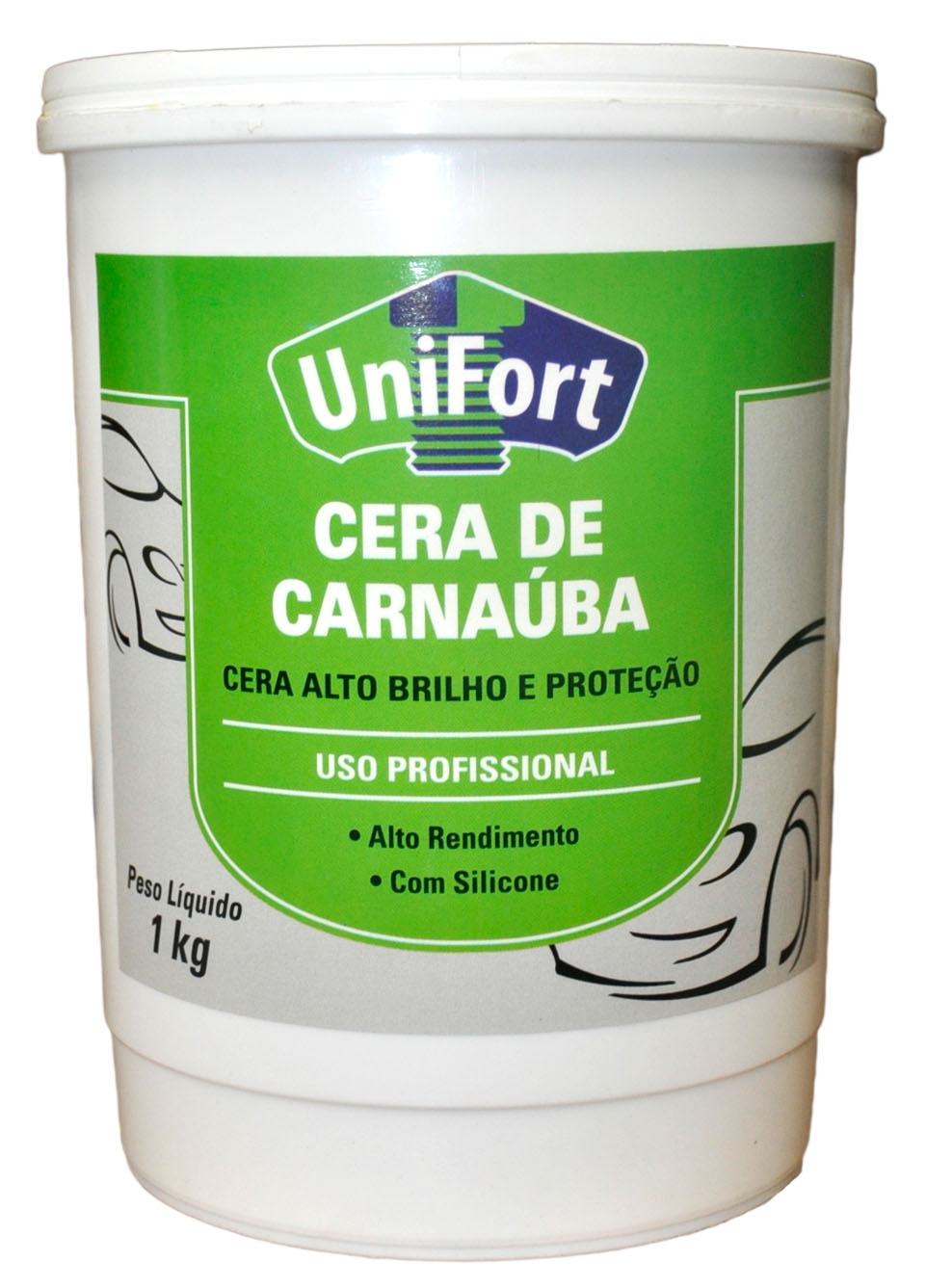 CERA PASTA CARNAUBA 1KG USO PROFISSIONAL