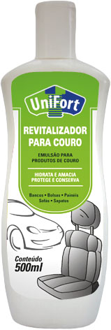 REVITALIZADOR COURO/PLASTICOS GEL 500ML UNIFORT