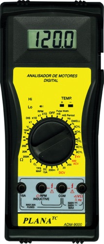 ANALISADOR DIGITAL MOTORES C/ KVOLTS, MILISEGUNDOS,