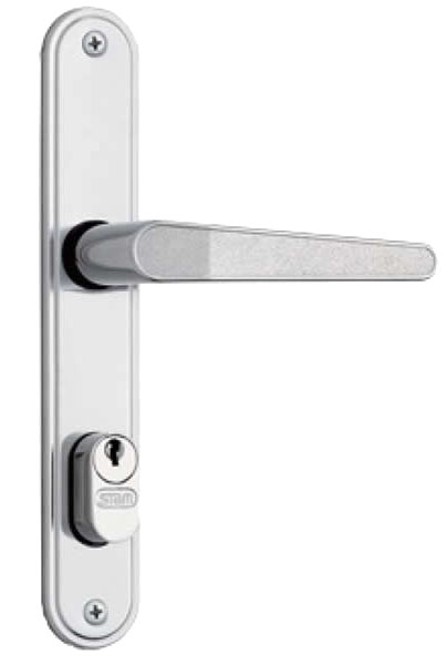 FECHADURA EXTERNA PERFIL METALICO ALAVANCA INOX 502/03