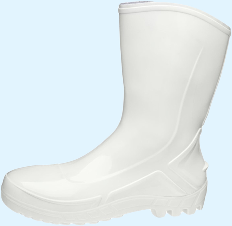 BOTA PVC BRANCA 35 CANO MEDIO C/FORRO VULCAFLEX C.A-42291