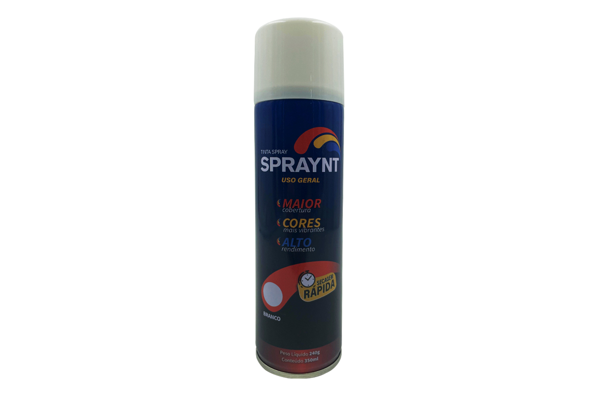 TINTA SPRAY BRANCO USO GERAL 350ML/240G SPRAYNT