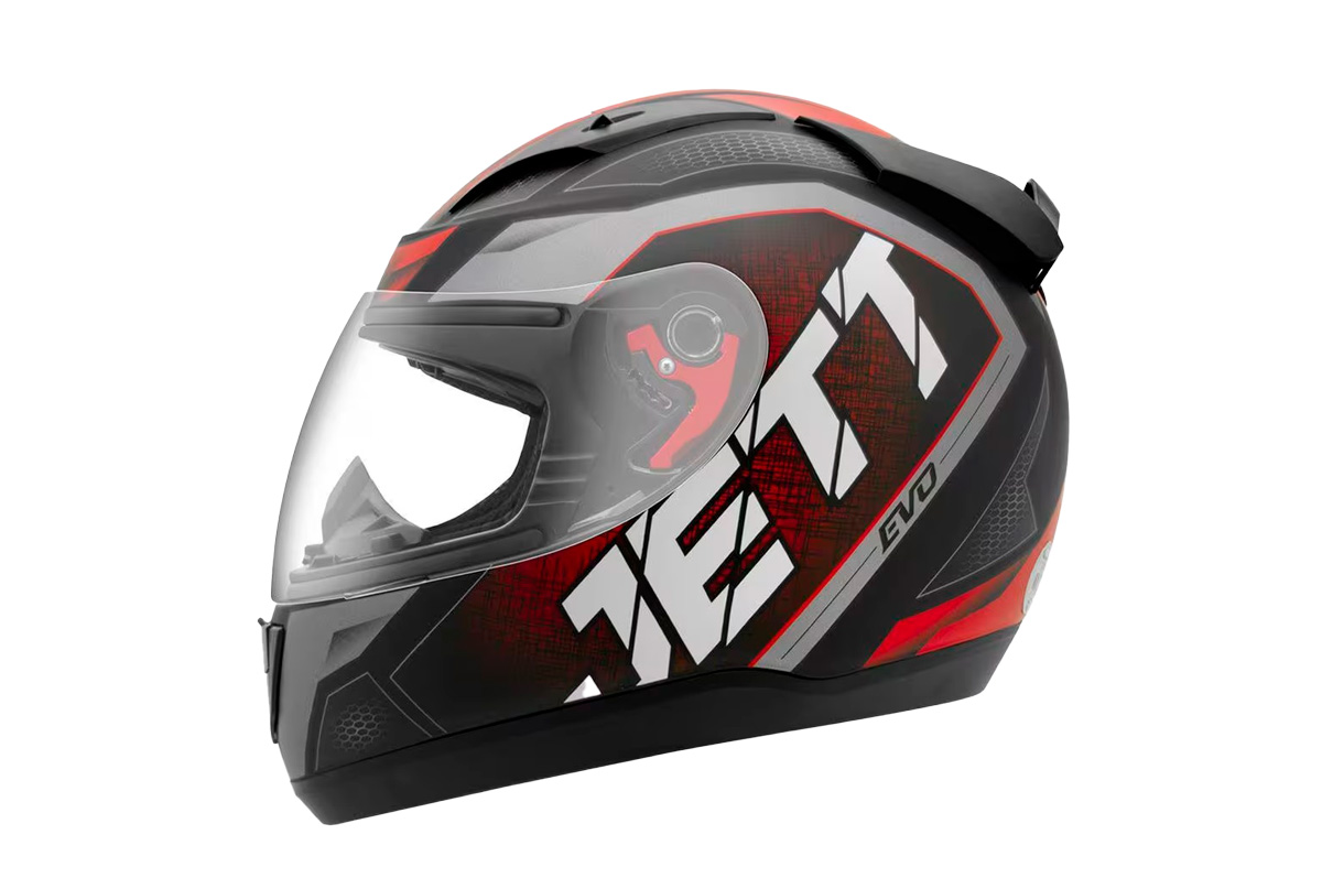 CAPACETE JETT EVO LINE FOSCO TAM 58 VERMELHO