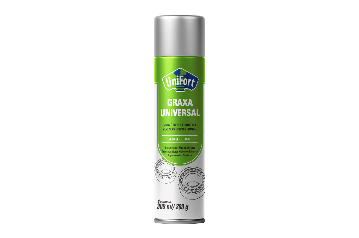 GRAXA UNIVERSAL SPRAY 300ML/200G BRANCA UNIFORT