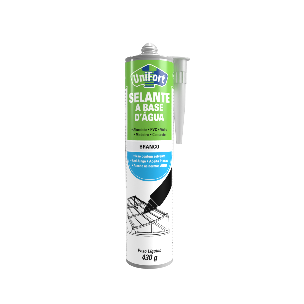 SELANTE BASE DAGUA BRANCO 430G UNIFORT