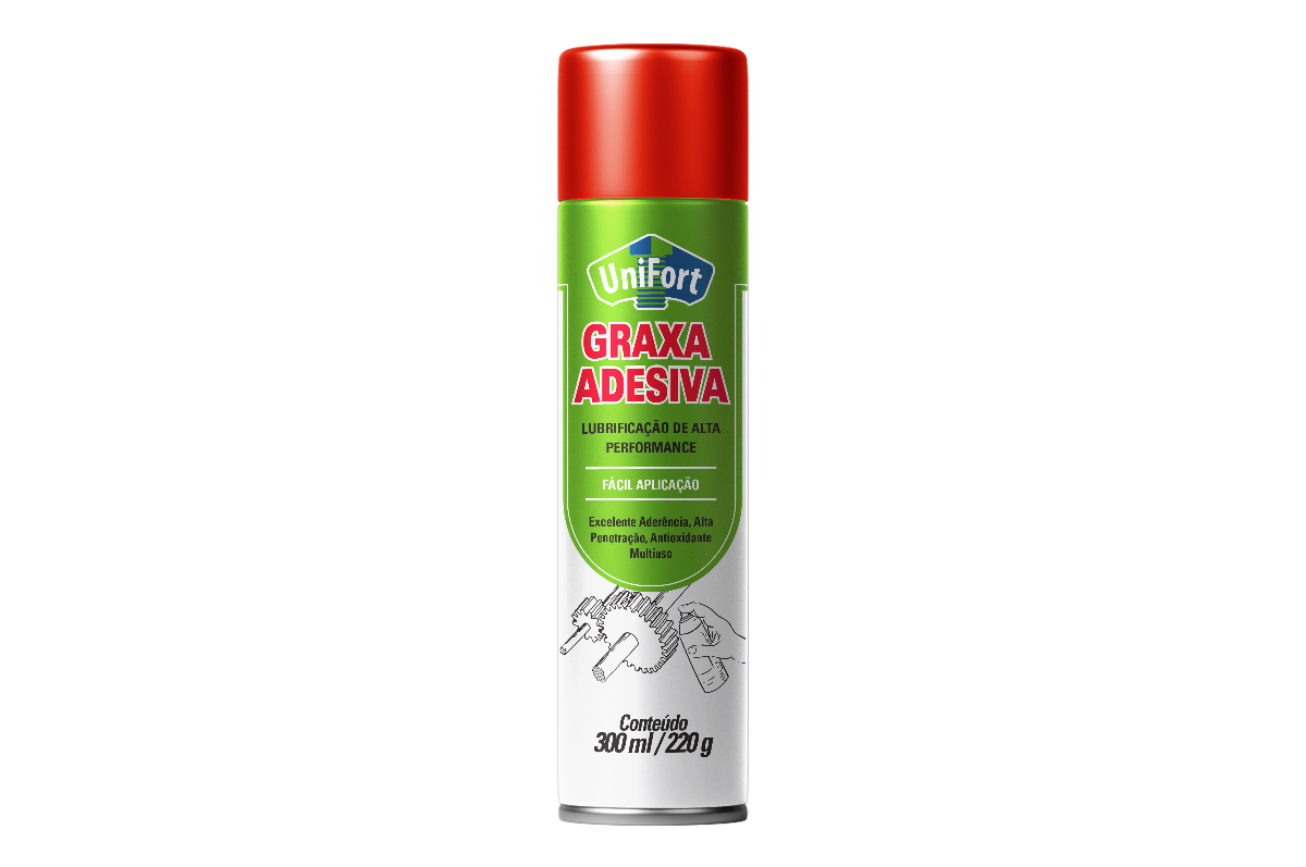 GRAXA ADESIVA SPRAY 300ML/220G UNIFORT