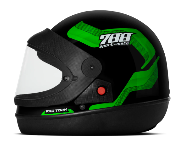 CAPACETE SPORT SM 788 TAM 60 VERDE