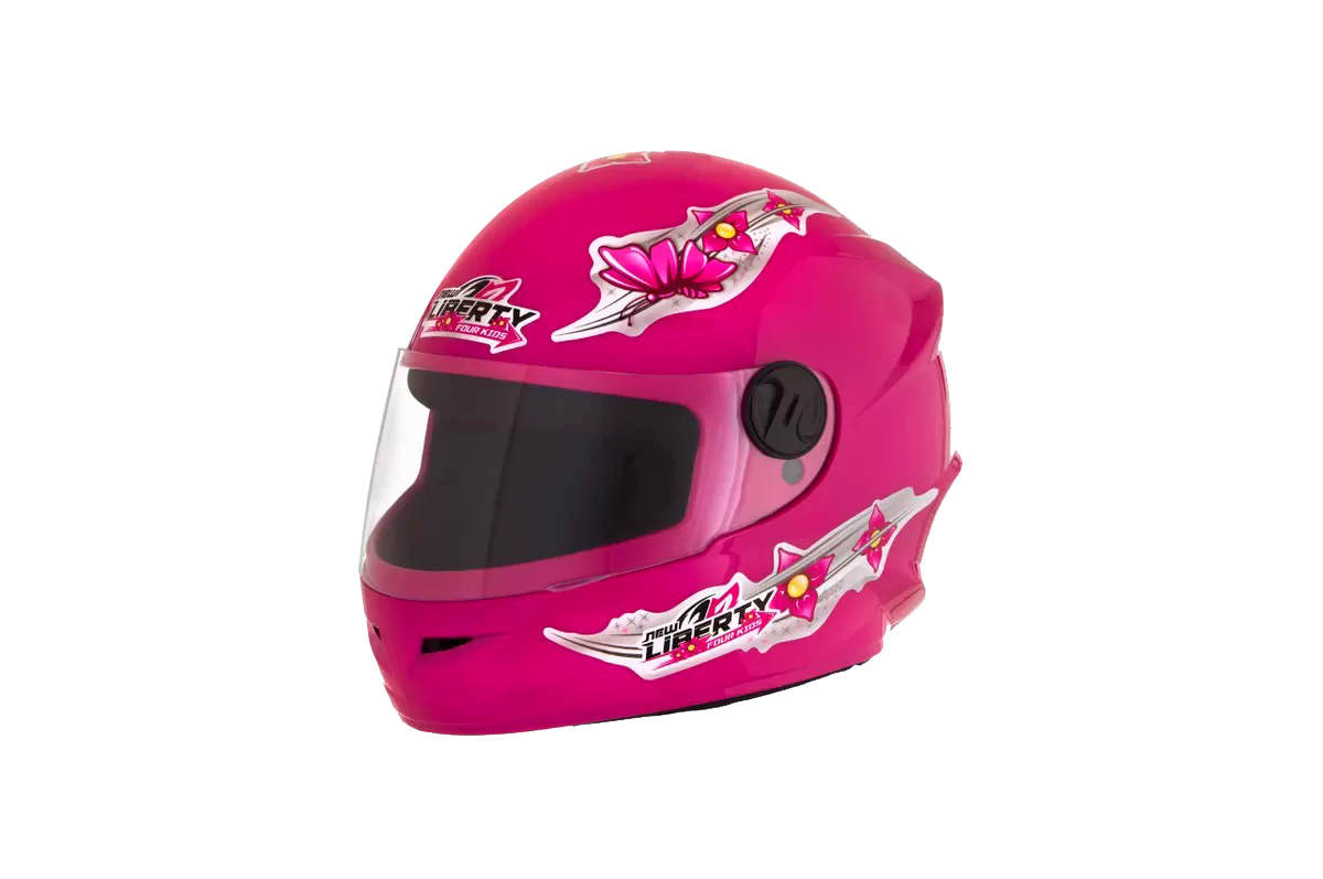 CAPACETE NEW LIBERTY FOUR GIRLS KIDS TAM 54 ROSA