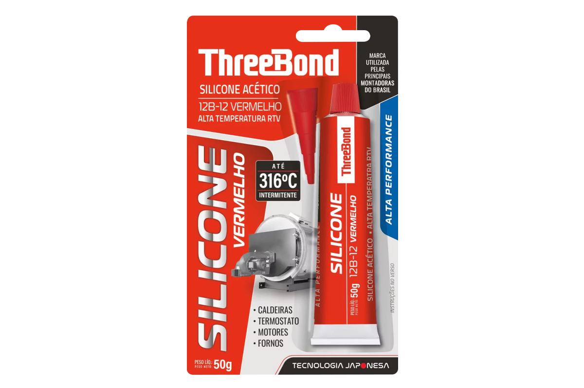 SILICONE ACETICO RED 50G THREE BOND