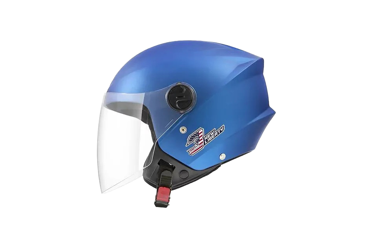 CAPACETE NEW LIBERTY THREE ELITE FOSCO TAM 58 SKY BLUE